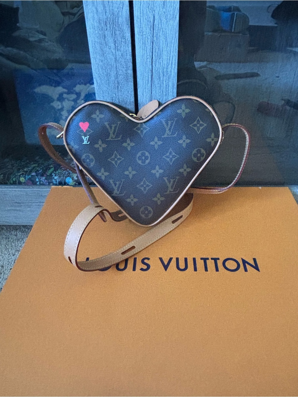 Louis Vuitton Brown Monogram Heart Coeur Crossbody Bag